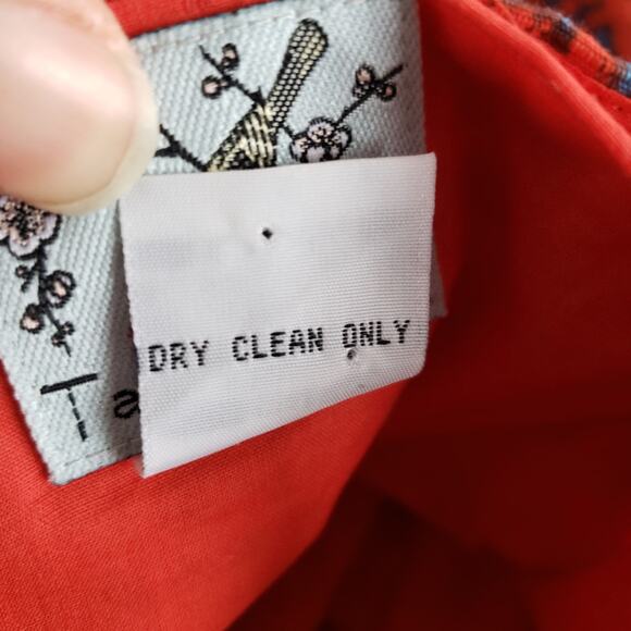 Tabitha Convertible Fit & Flare Dress Red Blue Summer Square Neck Women 10 - Picture 11 of 12